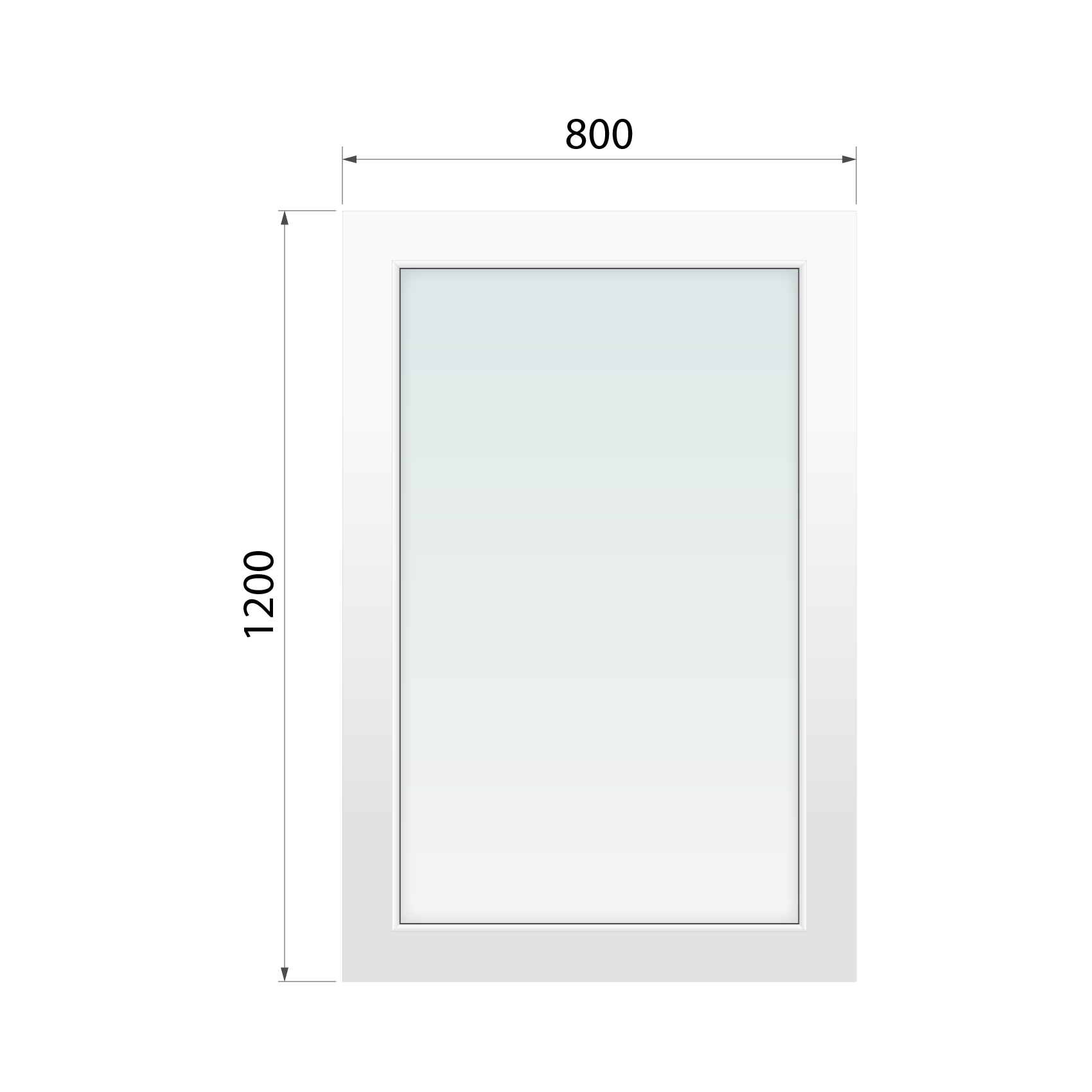 Kaufen Blindfenster Olimpia 60 800x1200 mm aus WiDo - miniatu