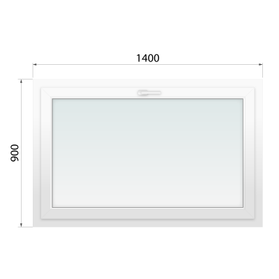 купити Вікно відкидне WDS 5S 60 мм верхнє 1400х900 від WiDo - мініатюра