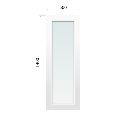 Kaufen Blindfenster Olimpia 60 500x1400 mm aus WiDo - miniatu